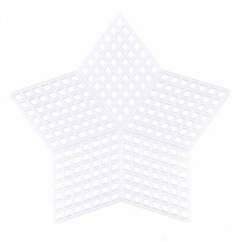 Ready Star Made Plastic Canvas for Knitting Handbag  and accessories  14cm Χ 12cm.